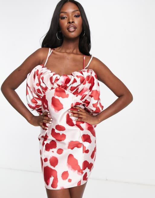 Asos dresses store leopard print