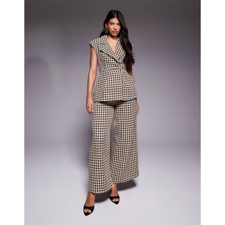トップス AT LAST & CO HOUNDSTOOTH VEST&PANTS 209936376-4?$n_750w$&wid=750&