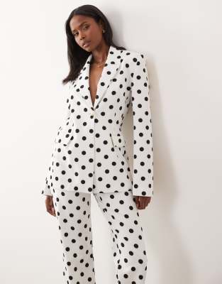 Asos Luxe Tailored Blazer In Multi