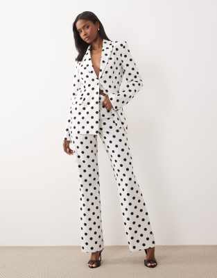 Asos Luxe Tailored Suit Pants In Multi