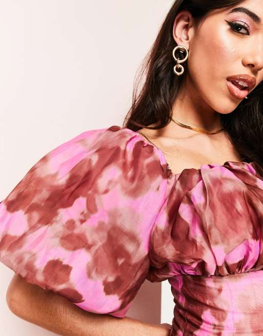 Vestito maniche a sbuffo 2025 asos