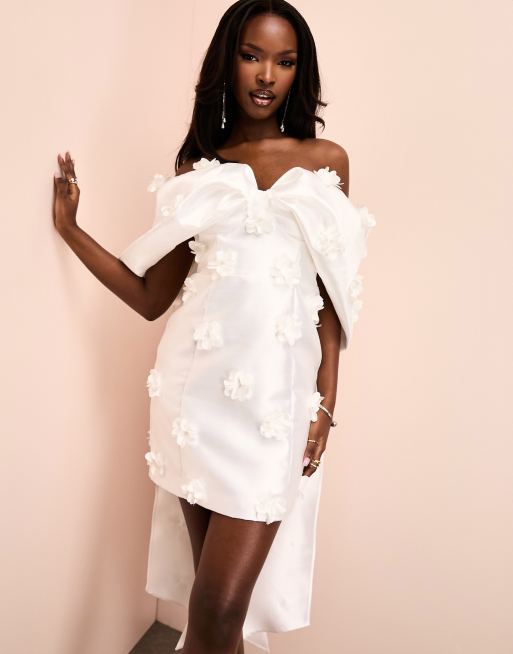 Vestito bianco spalle scoperte discount