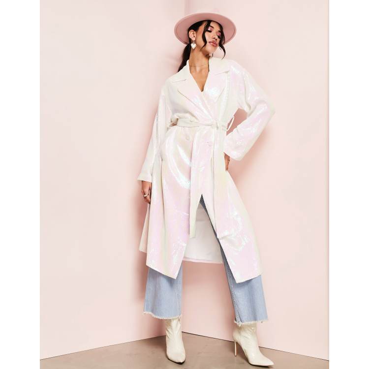 Something on sale navy trench