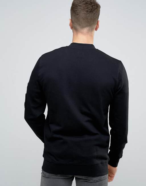 ASOS - MA1 - Bomber en jersey - Noir, 2 de 4