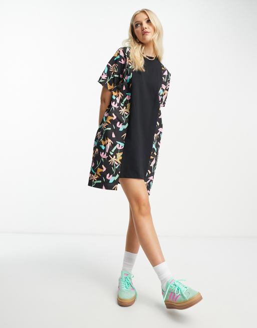 Multi coloured 2025 t shirt dress