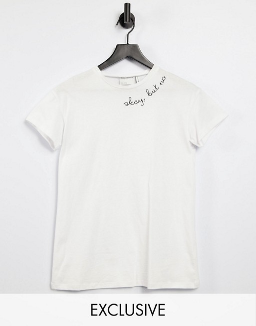 ASOS MADE IN KENYA jersey t-shirt with embroidery
