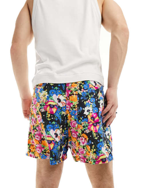 ASOS Made In Kenya - Pantaloncini squadrati con stampa a fiori, 3 di 5