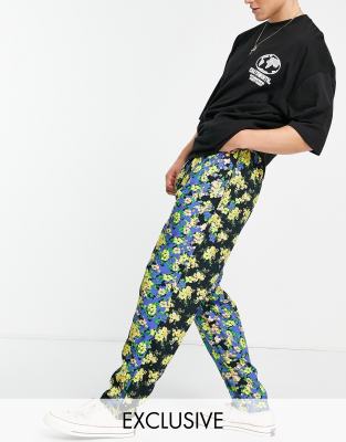 floral print joggers