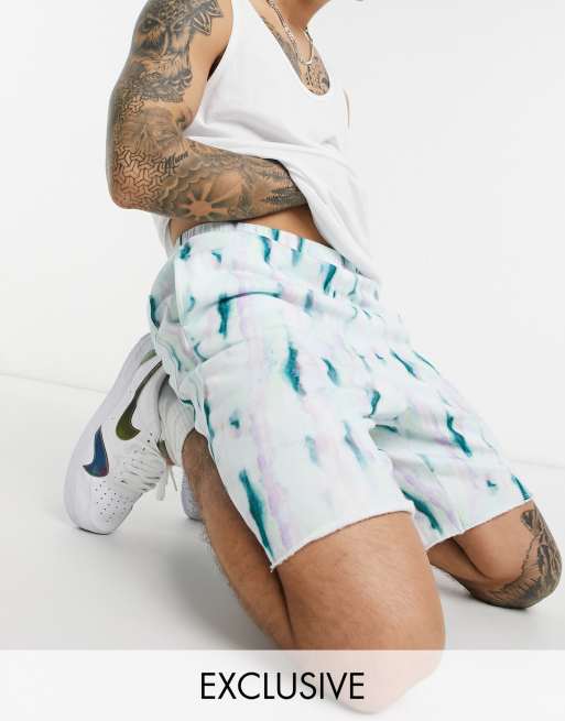 ASOS MADE IN KENYA slim fit tie dye shorts - part of a set