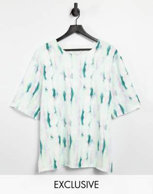 ASOS MADE IN KENYA – T-shirt o luźnym kroju z efektem tie-dye, część zestawu