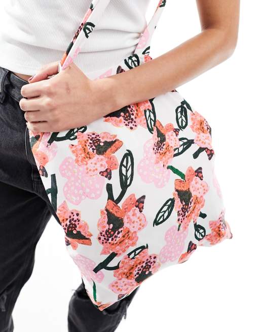 ASOS Made In Kenya - Tote bag à imprimé fleurs, 4 de 4