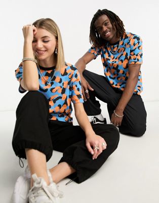 ASOS MADE IN KENYA unisex t-shirt in bright animal print