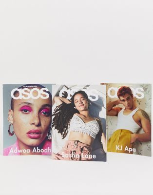 ASOS Magazine (fransk udgave) forår 19 med Adwoa Aboah, Sasha Lane og KJ Apa-Multifarvet