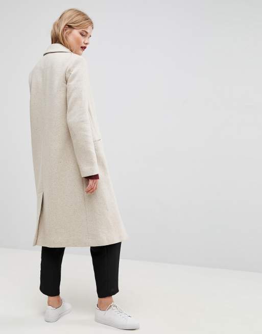 ASOS - Manteau slim en laine mélangée, 2 de 4