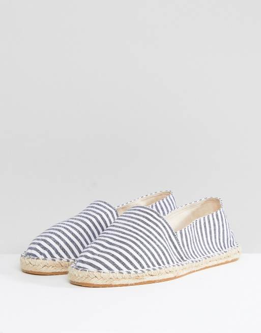 ASOS – Marinblå- och blårandiga canvasespadriller i 2-pack – SPARA, 2 av 4
