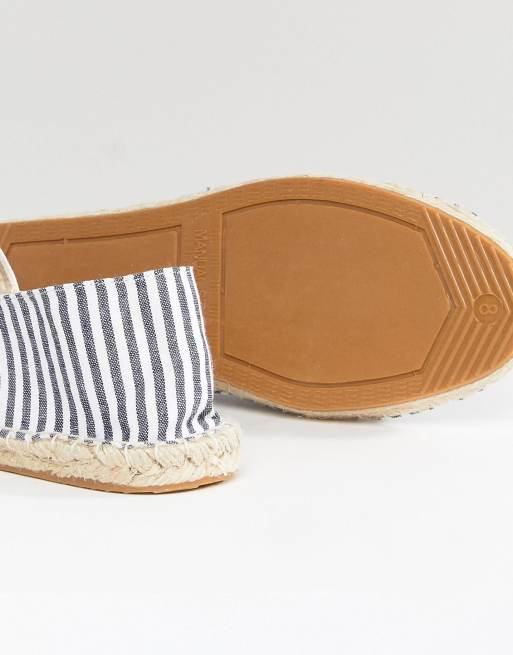 ASOS – Marinblå- och blårandiga canvasespadriller i 2-pack – SPARA, 4 av 4