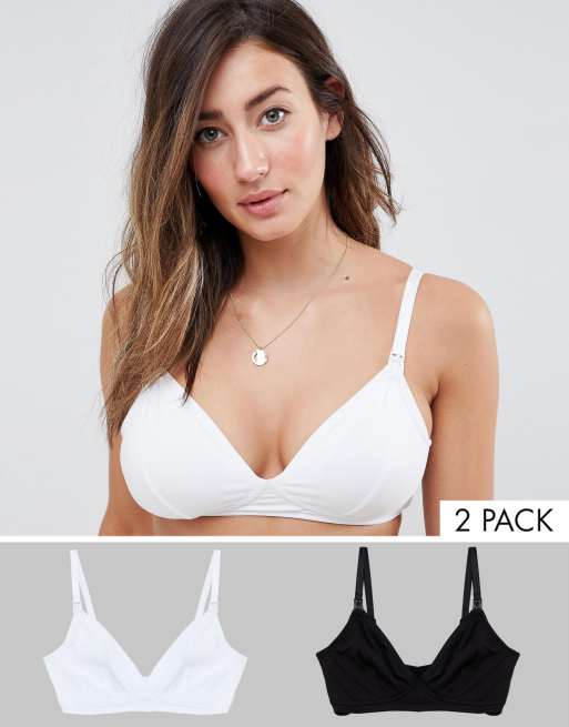 ASOS MATERNITY 2 Pack Jersey Nursing Bra