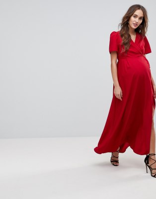 asos maxi maternity dress