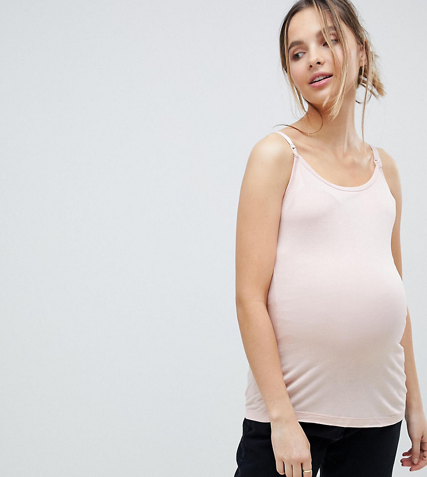 ASOS Maternity - Cami met clips voor borstvoeding-Roze