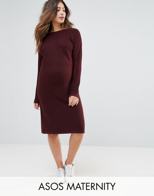 Asos maternity 2025 jumper dress