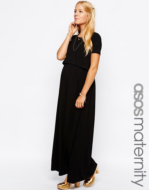 ASOS Maternity - Nursing | ASOS Maternity NURSING Maxi Dress With ...