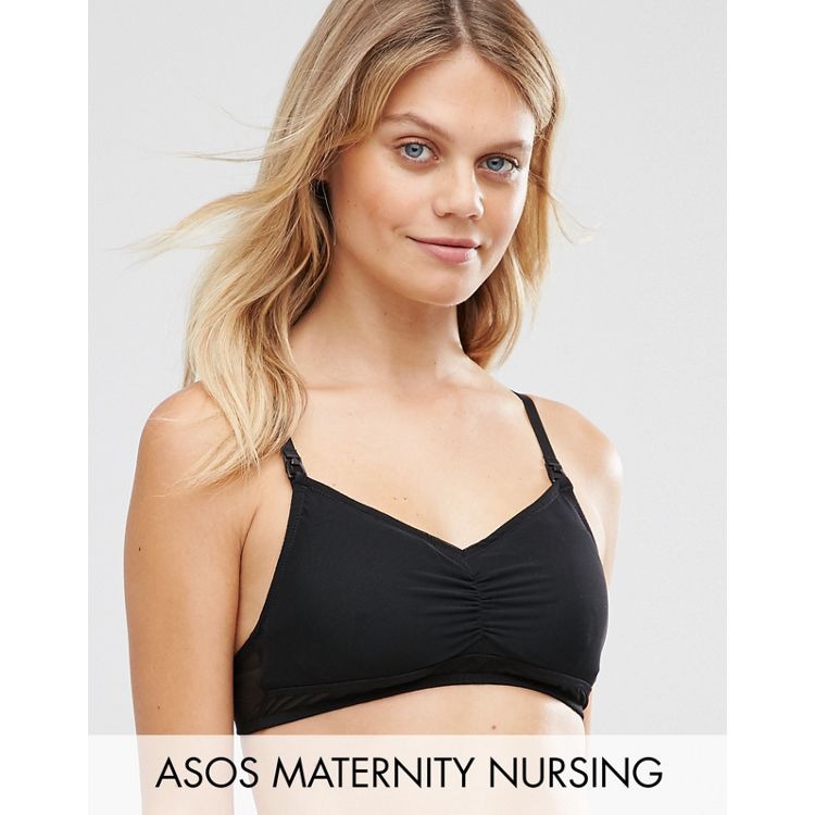 ASOS MATERNITY Soft Mesh Nursing Bralet