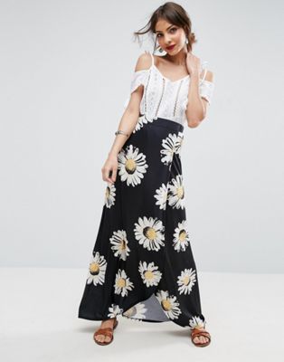 daisy maxi skirt