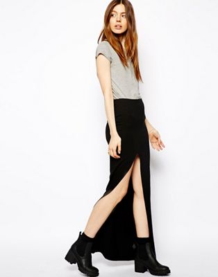 ASOS | ASOS Maxi Skirt with Thigh High Split