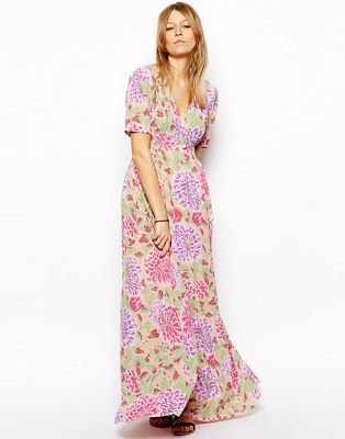 floral and pastel dress