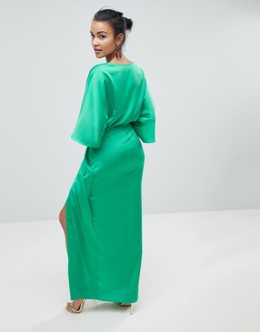ASOS – Maxikleid im Kimono-Stil mit verdrehter Vorderseite, 2 von 4