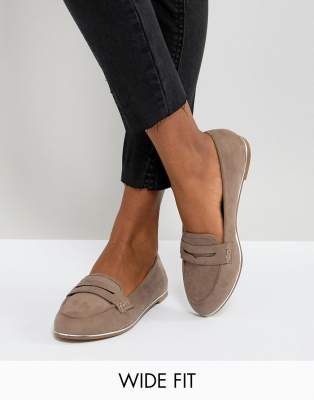 wide fit flat shoes