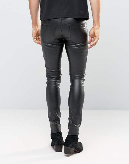 Asos Maternity Leather Look Leggings For Men's