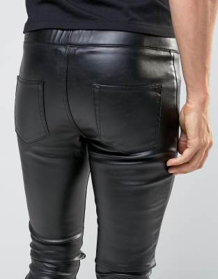 asos faux leather pants