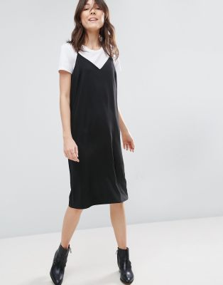 slip on midi dress