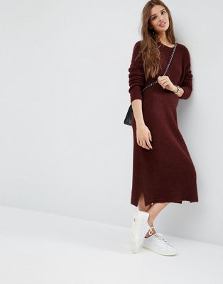 long wool jumper dress