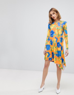asos asymmetric dress