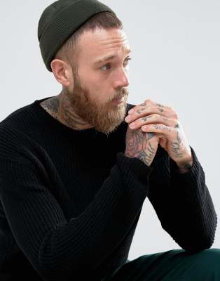 fisherman beanie green