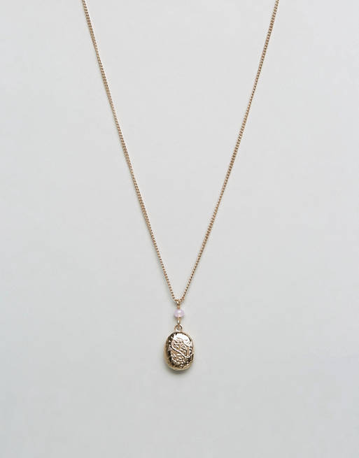ASOS Mini Locket Bead Necklace
