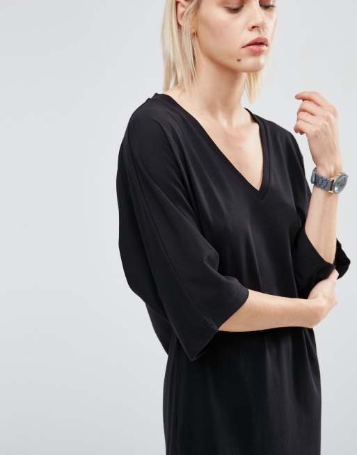 ASOS Mini T Shirt Dress with Kimono Sleeve ASOS