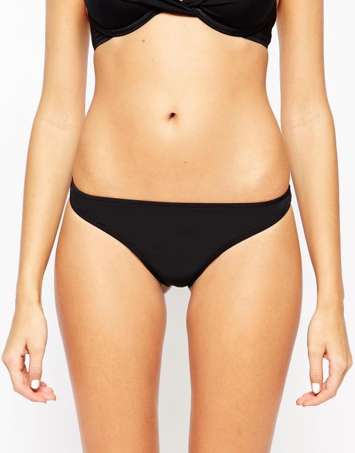 Mix & Match Brazilian Swim Brief by Bravissimo, Black