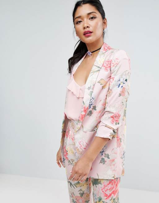 ASOS - Mix & Match - Blazer da cerimonia a fiori