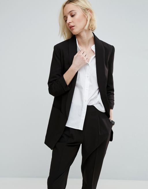 ASOS Mix & Match Blazer with Rouched Sleeve | ASOS