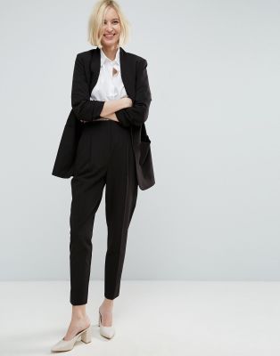 cigarette trousers and blazer