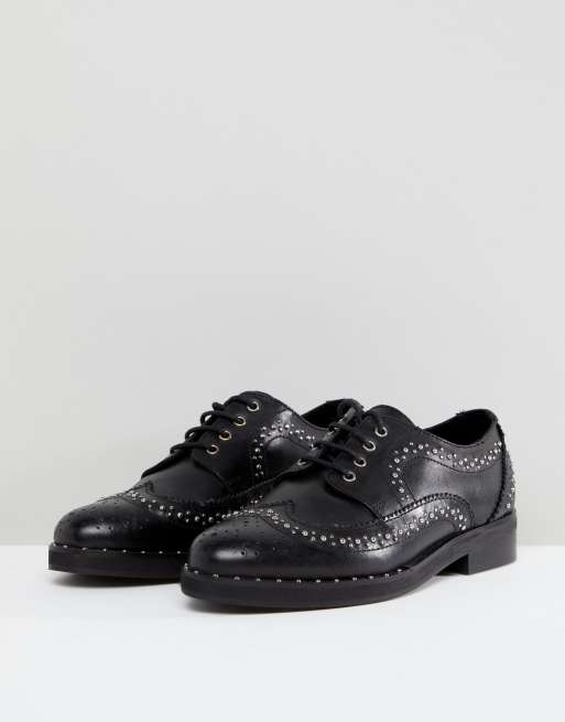 Studded on sale brogues womens