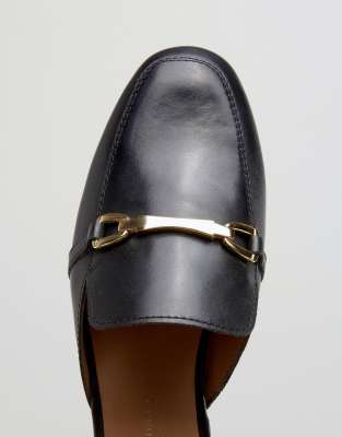 mocassin style mule