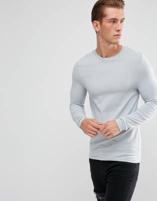 asos muscle fit long sleeve