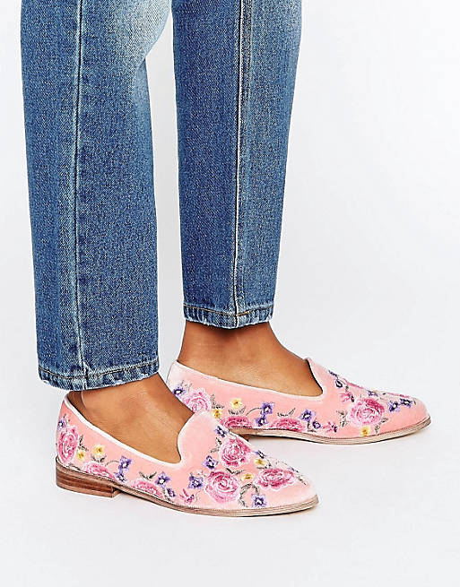 ASOS MUSICAL Embroidered Flat Shoes