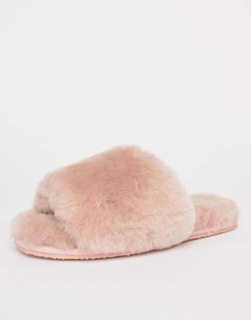 ASOS NOLA Premium Sheepskin Slippers ASOS