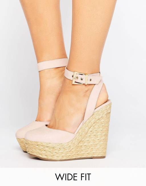 ASOS - ODELL - Chaussures compensées pointure large