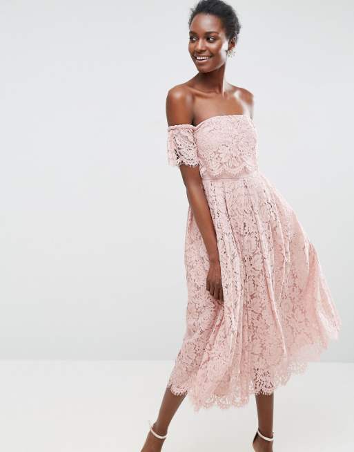 Asos lace sale midi